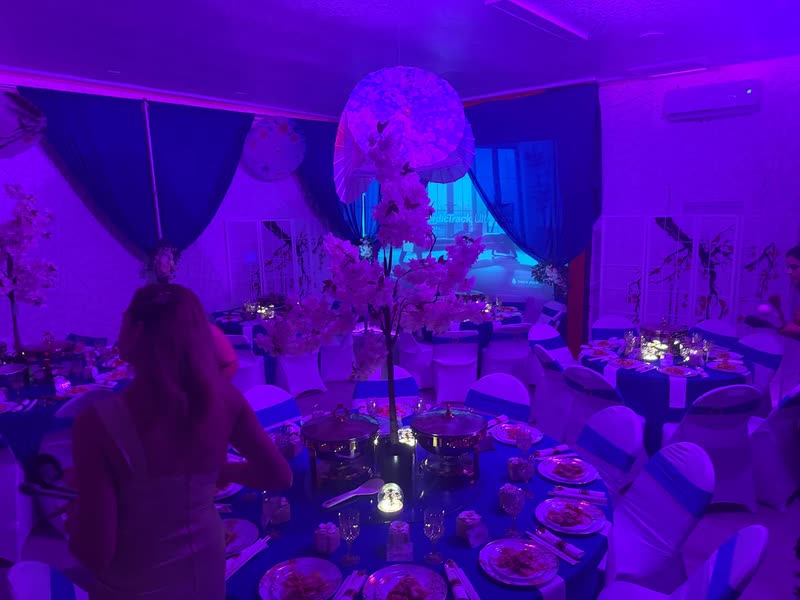 Private hibachi catering at a Florida celebration